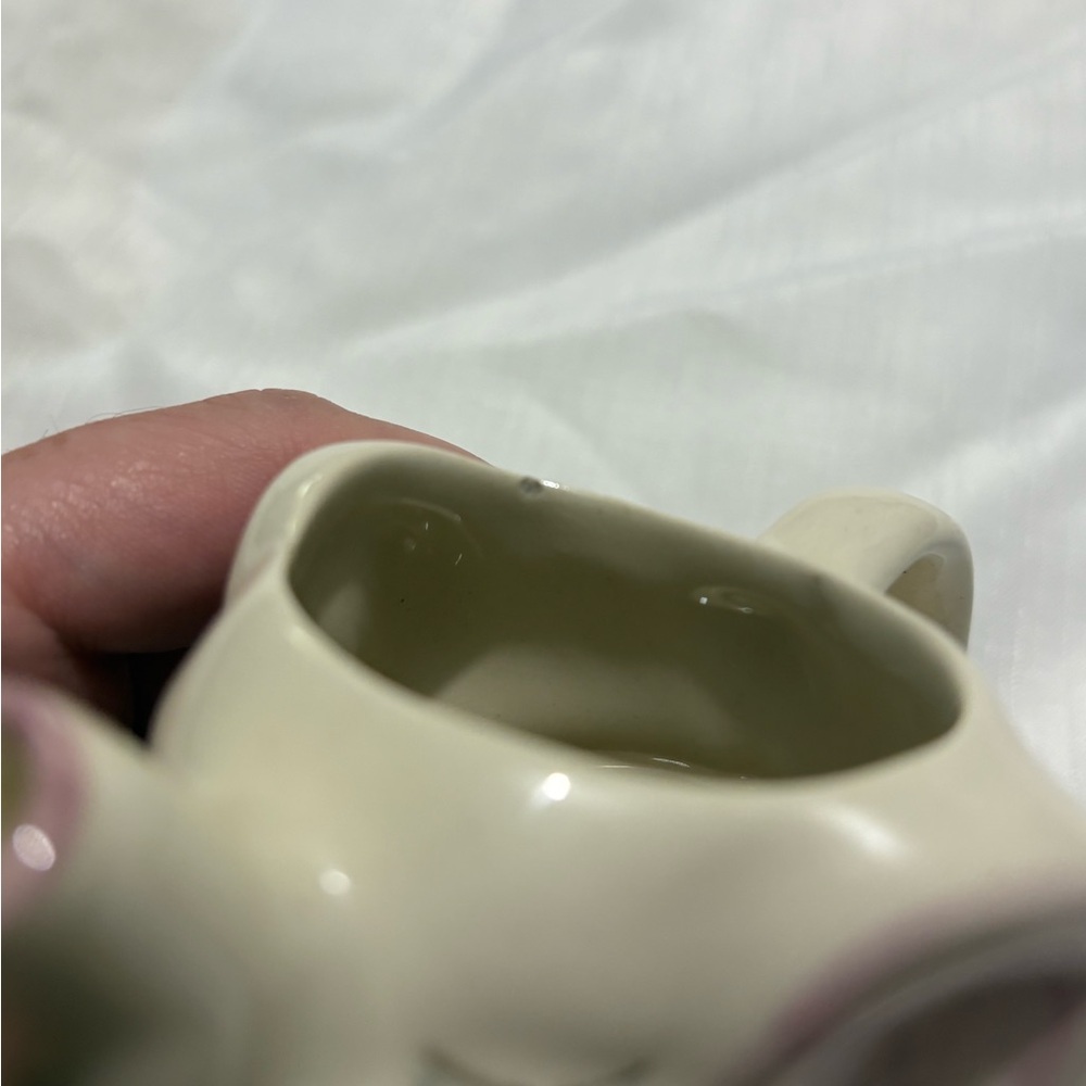 Vintage Floral Elephant Ceramic Pitcher - Picture 4 of 9